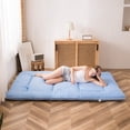 thumbnail image 4 of Japanese Floor Mattress Futon Mattress, Memory Foam Futon Roll Up Guest Mattress Twin Size, 4 of 6