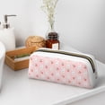 thumbnail image 7 of Uemuo Rabbit And Cherry Printed Leather Pencil Case, Pencil Pouch, Portable Pencil Bag, Pen Case for& Office, 7 of 7