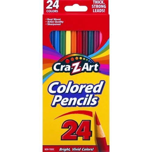 Bundle of 6 Packs - Cra-Z-Art Sharpened Colored Pencils (24 Pack) Non-Toxic