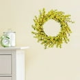 thumbnail image 5 of Visland 17.7in Yellow Forsythia Door Wreath for Spring Summer, Artificial Jasmine Flower Front Door Wreath for Windows Garden Wedding Home Decoration, 5 of 8