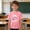 Pink, variant on Kids Boys Girls School T Shirts Summer Crewneck Short Sleeve Back to School Funny Graphic Printed Tees Loose Fit Cotton Shirts 3-10 Years