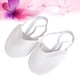 thumbnail image 3 of Zapatillas de baile de media suela para mujer, ejercicio suave, gimnasia rítmica, zapatillas, antideslizantes, zapatos de danza del vientre para adultos (blanco, L), 3 of 5
