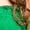 GREEN, variant on Womens Spaghetti Strap A-Line Dress