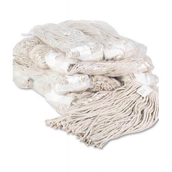 Boardwalk Têtes de Vadrouille Premium 20 oz - Blanc, Coton - 12 par Caisse