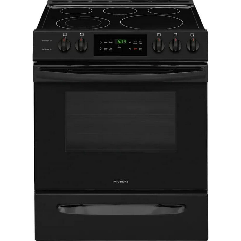 Frigidaire FFEH3054UB 30"" SlideIn Electric Range with 5 Elements 5 Cu