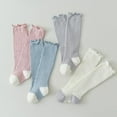 thumbnail image 3 of Baby Wool Non-Slip Grip Socks, Winter Warm Knee-High Stockings for Girls Boys Newborn, 3 of 8