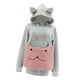 thumbnail image 2 of Portador de perros y gatos con capucha bolsa grande para mascotas sudadera cachorro titular portador pulóver Top sudaderas con capucha Unisex , Rosado, M Yinane Sudadera con capucha de gato, 2 of 8