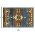 thumbnail image 5 of BizChair Southwest Native, Area Rug (6 Feet X 9 Feet), Blue, 5 of 7