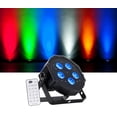 thumbnail image 2 of (10) American DJ ADJ MEGA HEX PAR Can RGBWA+UV Slim LED Wash Lights+(4) RockPars, 2 of 11