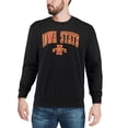 thumbnail image 3 of Men's Colosseum Black Iowa State Cyclones Arch & Logo Crew Neck Sweatshirt, 3 of 4