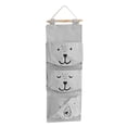 thumbnail image 1 of ziplock bag storage organizer,Wall Mounted 3 Bags Storage Bag Kitchen Supplies Fluid Systems Multilayer Bags,Gray, 1 of 1