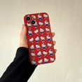 thumbnail image 2 of Cute Cartoon Sanrio Hello Kitty Bowknot Phone Case For iPhone 15 Pro 14 13 12 11 Pro Max Shockproof IMD Cover RJ, 2 of 5