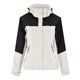 thumbnail image 1 of Gabardina para mujer y hombre Chaqueta cortavientos para mujer, color sólido, ligero, resistente al viento, elegante abrigo con capucha (Blanco, M), 1 of 3