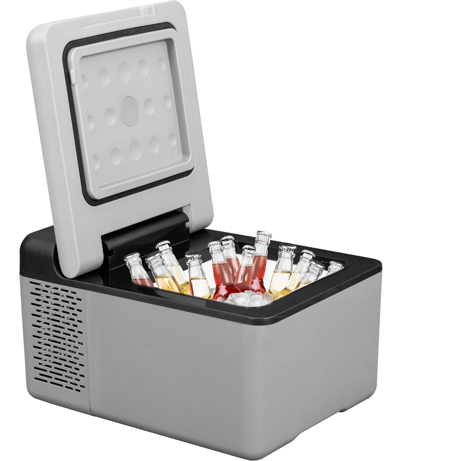 VEVOR 12 Volt Refrigerator 10 Qt, Portable Mini Freezer (-4℉~68℉) with APP Control Car Compressor Fridge Cooler 12V/24V DC and 110-220V AC