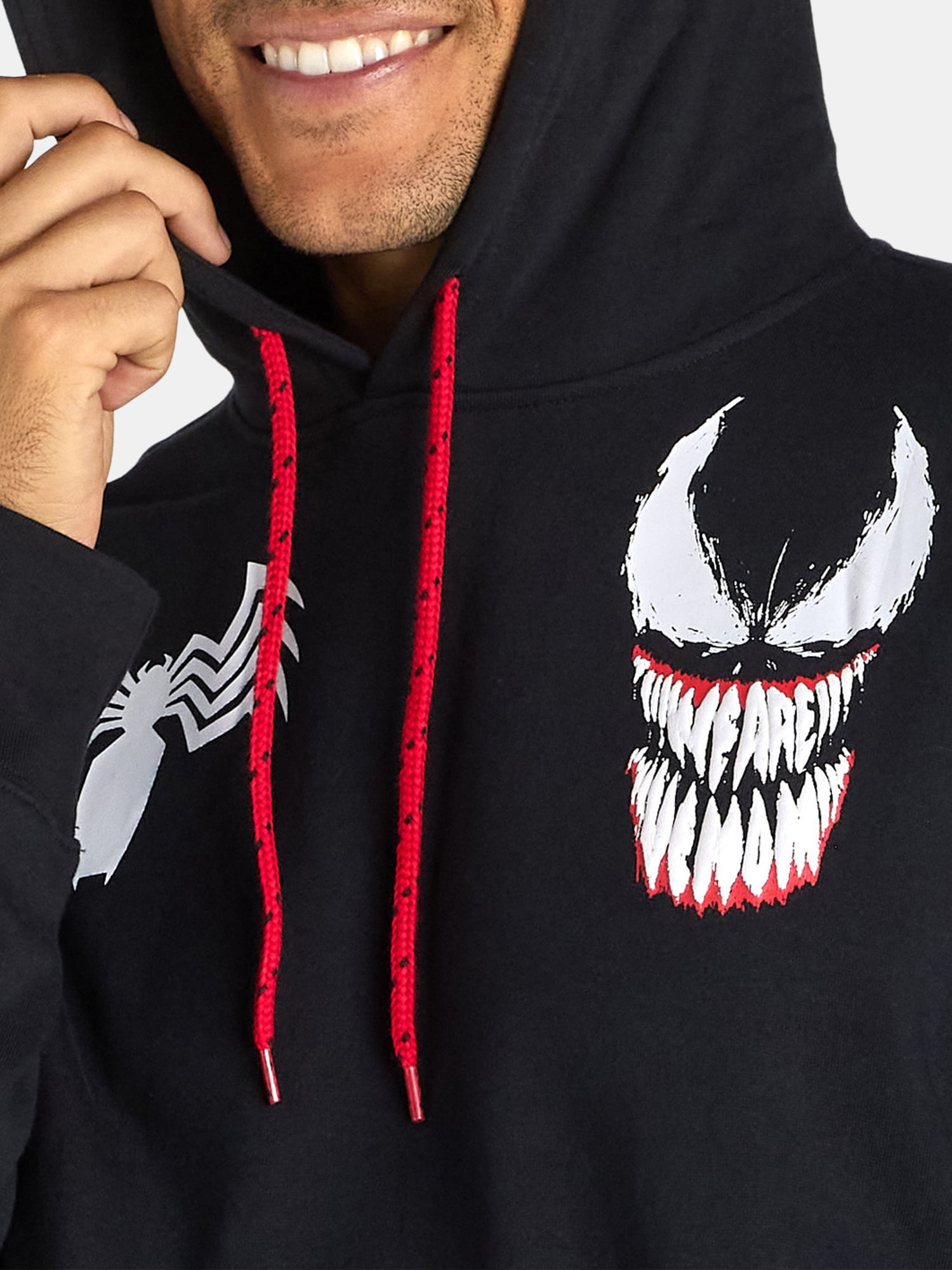 Marvel Men's & Big Men's Venom Graphic Hoodie, Sizes XS-3XL