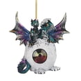 thumbnail image 2 of Decoraciones Navideñas Dragón Dibujos Animados Acrílico para Fiesta Navidad (3 Cabezas), 2 of 2