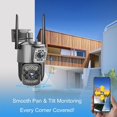 thumbnail image 3 of camera de Surveillance Exterieure oso de fresa con N'aime y Visión Nocturne Doble Objectif, 3 of 5
