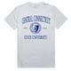 W Republic Vêtements 526-113-WHT-01 Central Connecticut Université d'État Seal Tee-Shirt pour Hommes - Blanc & 44; Petit – image 1 sur 2