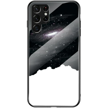 Dazzling Glass Starry Sky Pattern Phone Case for Xiaomi MI 10/10T/10S Pro Lite, Light and Thin Full Protective Shell, Unique Colored Back Cover(White,10T Pro)