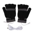thumbnail image 2 of Guantes Calefactores Con Dedos Completos Y Medios, Guantes Eléctricos Lavables Para Ordenador Portátil, Suaves Y Cómodos Para Exteriores, 2 of 7