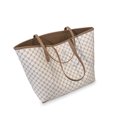 thumbnail image 1 of Pu Tote Almacenamiento de bolsos de bolso Gran capacidad Bolsa de hombro de mujer linda con billetera Oficina de vacaciones Accesorios femeninos Regalo de cumpleaños blanco Inevent AP004947-01, 1 of 7
