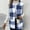 Blue, variant on Eltusu Women Fleece Vests, Soft Thermal Plaid Comfy Winter Jackets Gray Size S-2XL