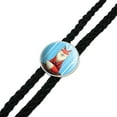 thumbnail image 2 of Fox on Tree Stump Western Southwest Cowboy Necktie Bow Bolo Tie, 2 of 3