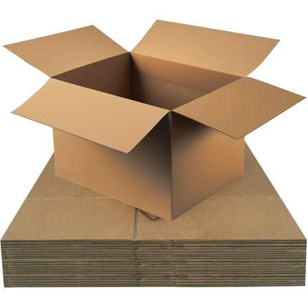 24x18x16 Moving & Shipping Boxes, Extra Strength, Heavy-Duty Corrugated Cardboard Boxes for Packing, Storage, Shipping, Transport, Commerce (5)
