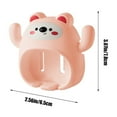 thumbnail image 3 of Childs Toothbrush Holder with Strong Suction Cup, Cute Toothpaste Stand for Bathroom Sink – Hygienic Drying Design Prevents Mold, Ideal for Children, Toddlers, Travel, 3 of 6