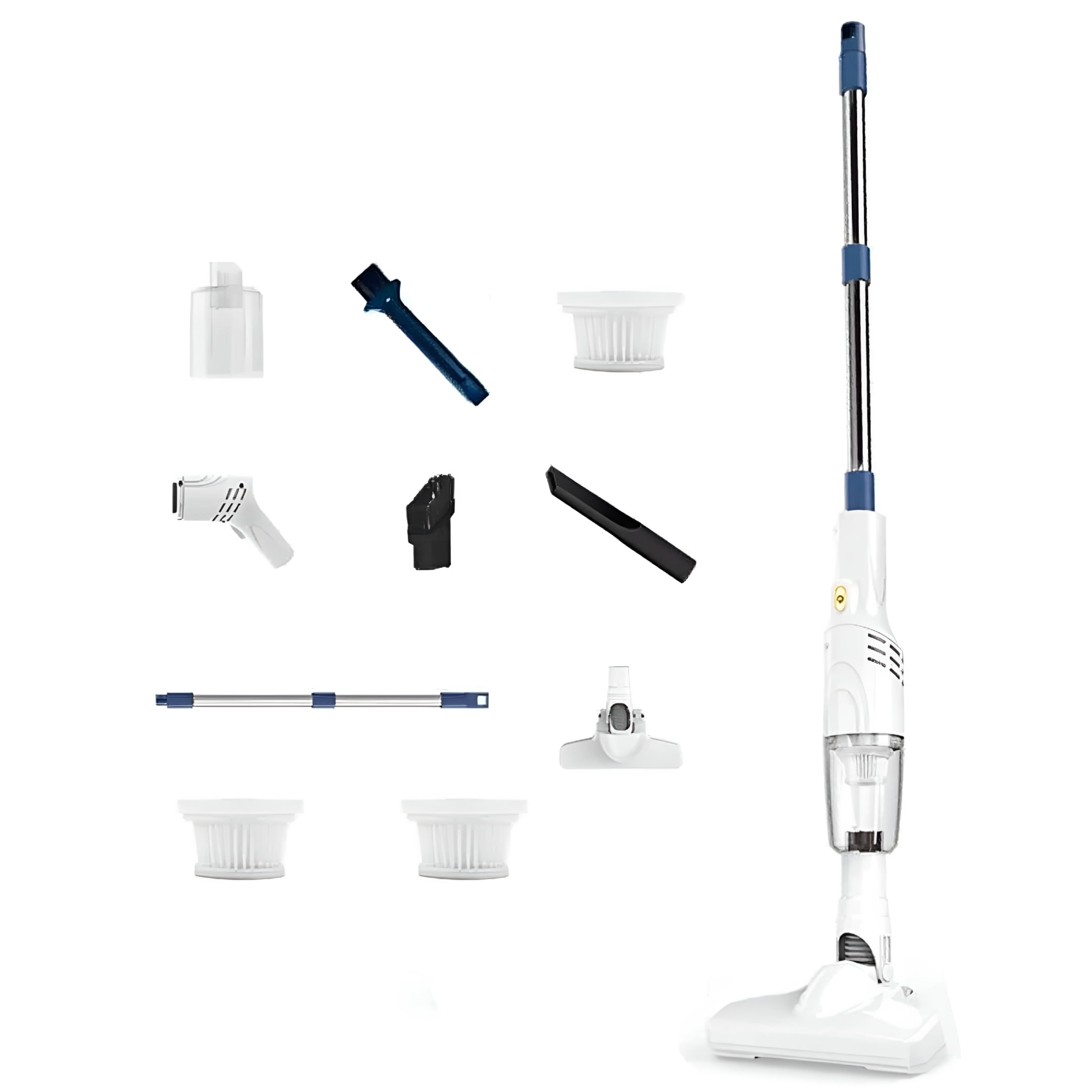 ZEPARO Stick Vacuums&Electric Brooms,Cordless Stick Vacuum Cleaner,Lightweight Vacuum Cleaners for Carpet and Hardwood Floor Pet Hair