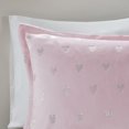 thumbnail image 6 of Mi-Zone Rosalie Metallic Printed Plush Comforter Set Pink/Silver Twin/Twin XL, 6 of 10