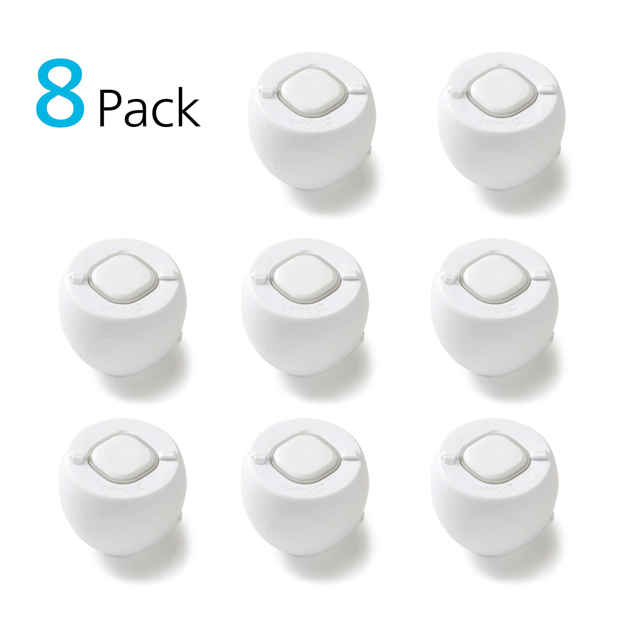 Safety 1ˢᵗ OutSmart Knob Covers 8pk, White