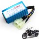 thumbnail image 3 of Caja Cdi de carreras Gy6 de 6 pines, aleación de aluminio azul rendimiento para motores de Gy6 50cc-250cc, locomotoras, motocicletas shamjiam Cajas de carreras de rendimiento, 3 of 8