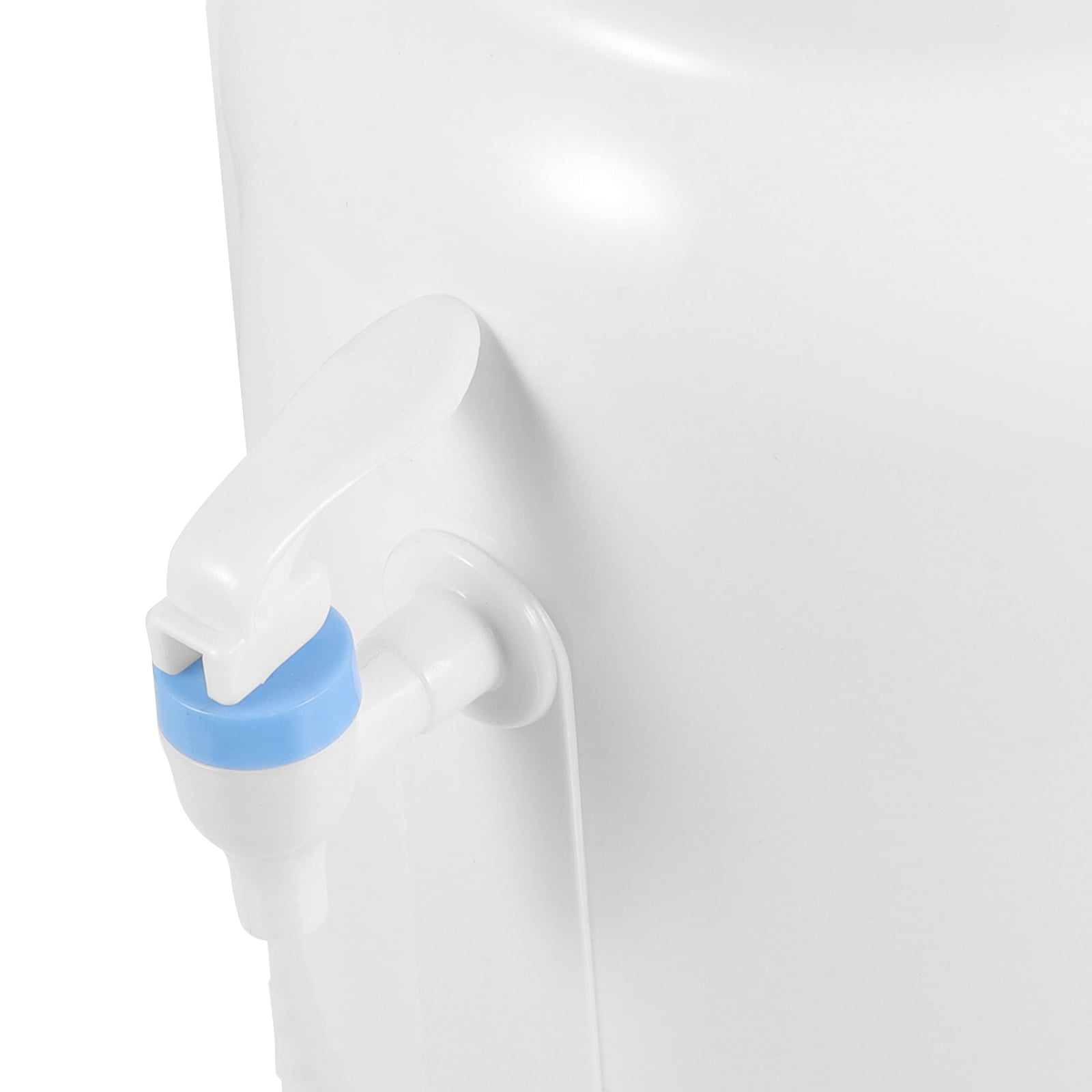 HEMOTON White Mini Water Dispenser for Desk Made of Plastic Holds Bottled Water 2.5L Ideal for Office Use