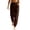 Coffee -AM13, variant on Women's Tapered Joggers with Pockets High Waist Elastic Drawstring sweatpants Ribbed Ankle Cuffs Casual Pants Royal Blue 2XL