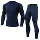 thumbnail image 1 of Sonducket Conjuntos de ropa interior térmica de invierno para hombre, Calzoncillos largos a prueba de viento, mallas elásticas de manga larga, traje para conjuntos de ropa Azul oscuro SG Sonducket AP013580-06, 1 of 6