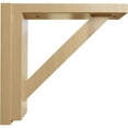 thumbnail image 3 of Ekena Millwork 2 1/2"W x 10 3/4"D x 10 1/4"H Traditional Shelf Bracket, Cherry, 3 of 4