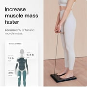 WITHINGS Body Scan - Wi-Fi connected scale to improve your health, impedance meter scale, body composition analysis, body fat, muscle mass, water mass, ecg.