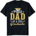 thumbnail image 2 of 100% Cotton Proud Dad Of A 2026 Graduate Graduation Celebration Gift For Father T-Shirt, 2 of 5
