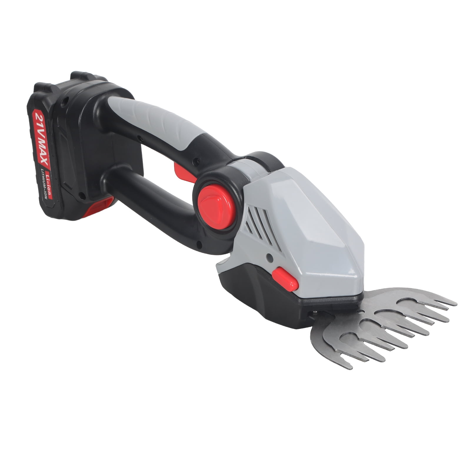 2-in-1 21V Mini Pole Hedge Trimmer, Electric Grass Shear