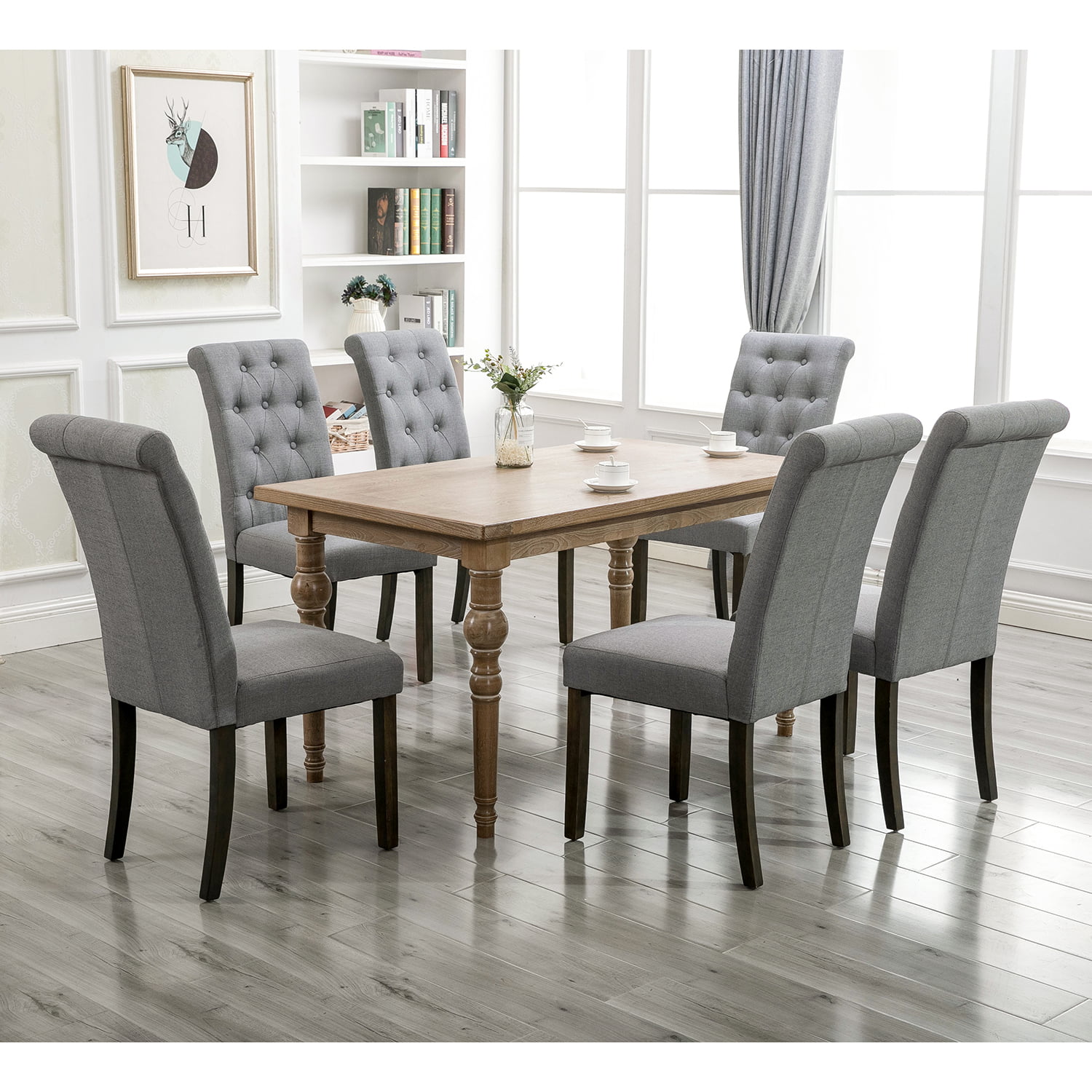 Clearance! Tufted Parsons Dining Chairs Set of 2, 39.8"x22 ...
