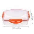 thumbnail image 3 of Giyblacko Food Grade Fresh Keeping Box Bread Rice Breakfast Sandwich Lunch Box Outdoor Packing Box Microwaveable Suitable For Portable Lunch And Outdoor Activities, 3 of 7