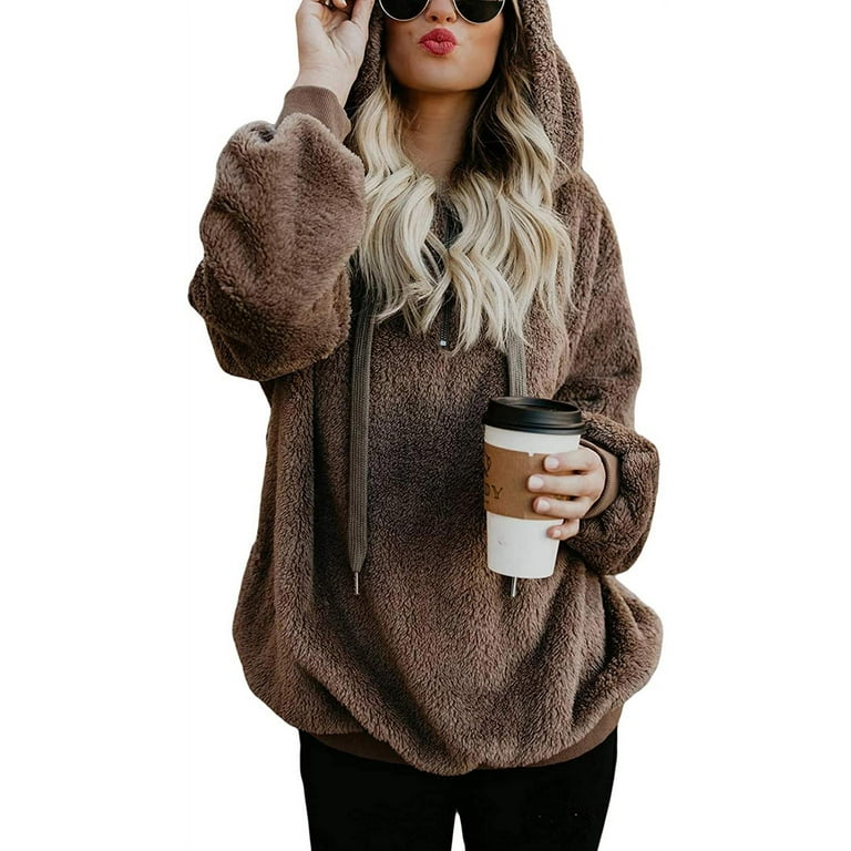 Super fluffy hoodie sales