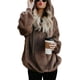 thumbnail image 4 of Sudaderas con capucha difusas para mujer, suéter con bolsillos extragrandes y acogedores, sudadera con capucha, sudaderas con capucha de lana atlética Xemadio LRWJ211-34, 4 of 8