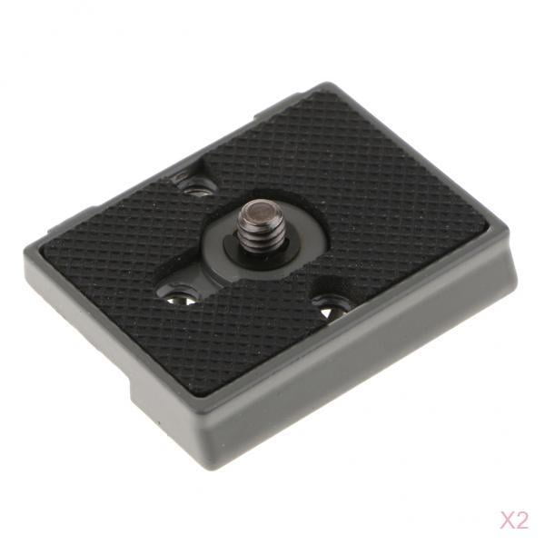 Paquete de 2 Placas de liberación rápida Hugo Para cámara 200PL-14 496 128RC RC2 Compatible
