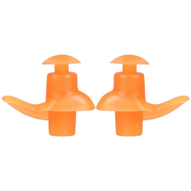 Inteprter 1 par de tapones para los oídos para natación, impermeables, reutilizables, diseño ergonómico, suministros ligeros para esnórquel No.2 20Conjunto