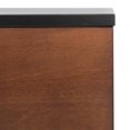 thumbnail image 6 of SAFAVIEH Genevieve Modern Storage Rectangle TV Stand, Black/Walnut (54 in. W x 15.7 in. D x 19.7 in. H), 6 of 7