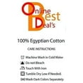 thumbnail image 5 of 100% Egyiptan Cotton 800TC - Universal Boating Sheet Set XL V Berth The Best Boat XL V Berth Bedding Fits mattresses up to 10” Depth - Great Gift for Boaters, White Stripe, 5 of 6