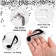 thumbnail image 2 of pince Notes En Plastique 6 Pices (noir) Montre De Musique, Page De Livre De Piano, Clip De Sac De Nourriture, Accessoires De Pratique De La Musiq, 2 of 5