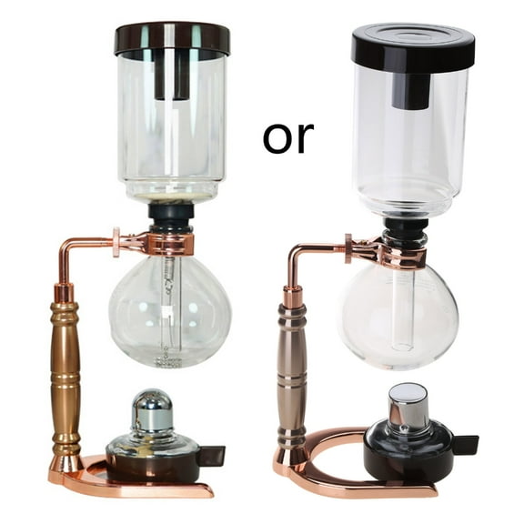 Zeiwohndc Siphon Coffee Machine Brewing Vacuum Pot Glass Coffee Maker Glass Material